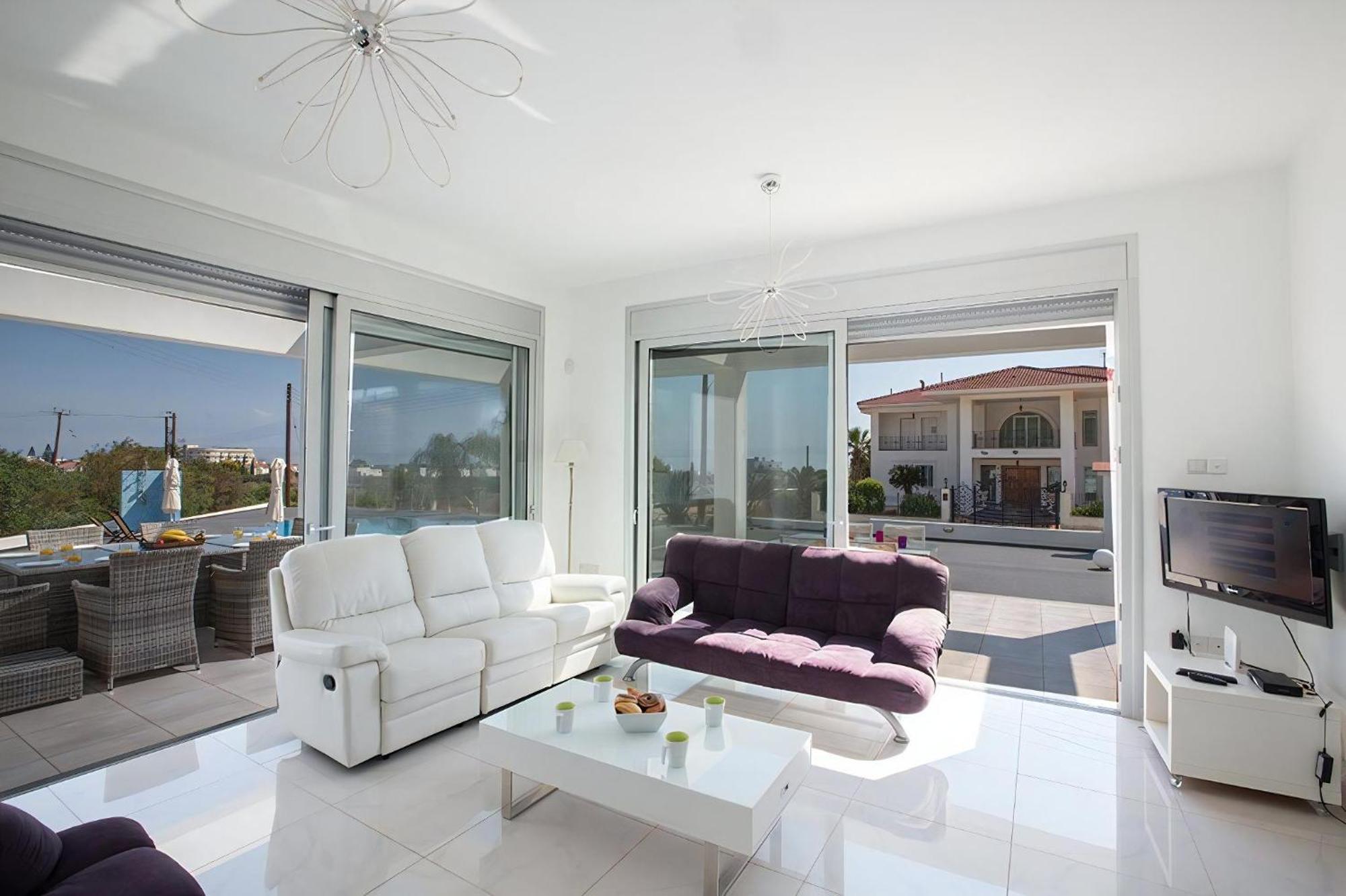 Villa Protara Chrysos - Beautiful 5 Bedroom Protaras Villa - Walking Distance To Fig Tree Bay Buitenkant foto