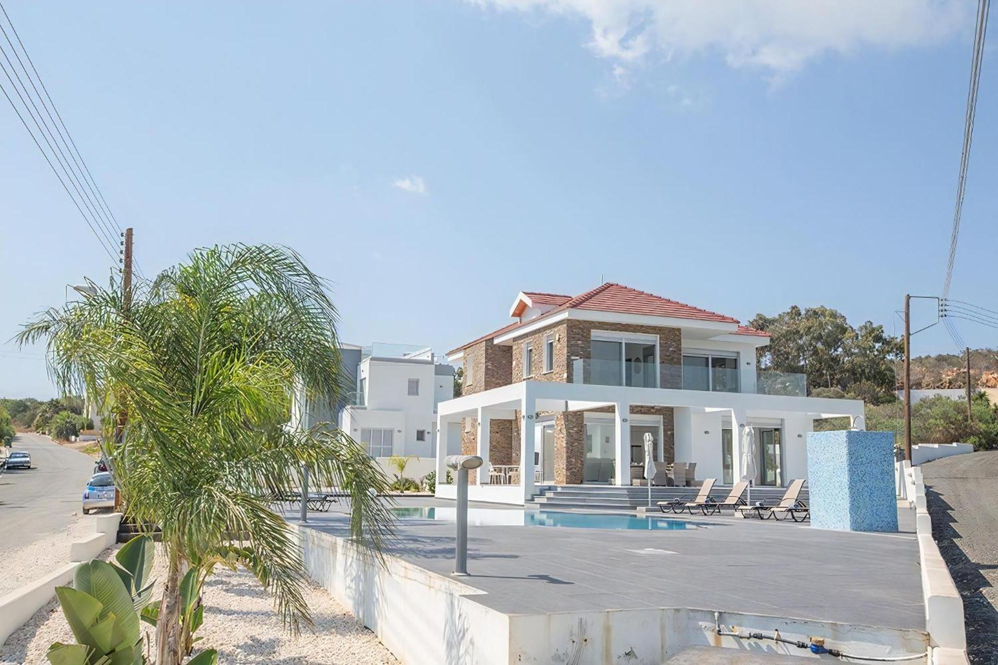 Villa Protara Chrysos - Beautiful 5 Bedroom Protaras Villa - Walking Distance To Fig Tree Bay Buitenkant foto